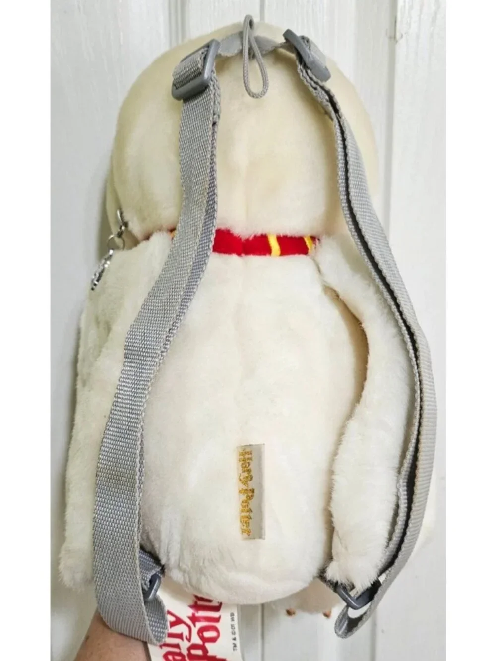 Harry Potter Hermione Costume Girls 10-12 Dress Wand Hedwig Plush Backpack Tie - Picture 6 of 12